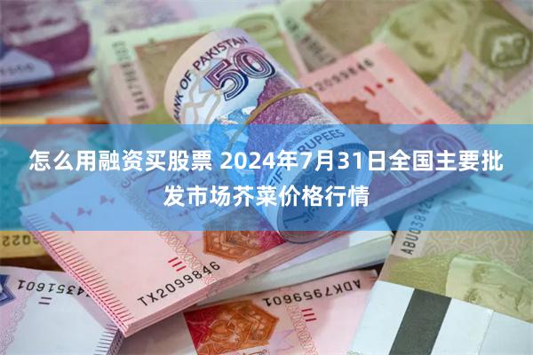 怎么用融资买股票 2024年7月31日全国主要批发市场芥菜价格行情