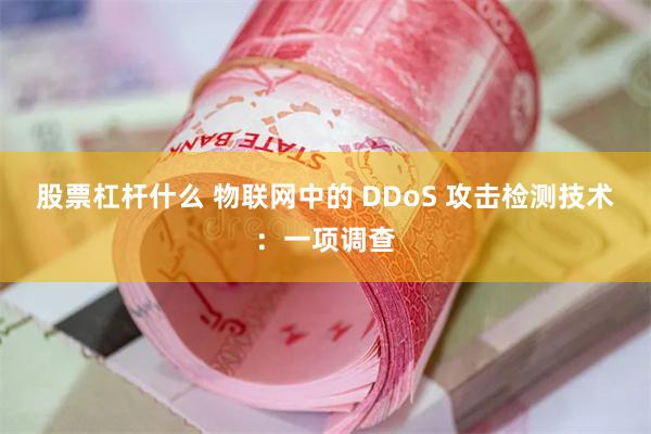 股票杠杆什么 物联网中的 DDoS 攻击检测技术：一项调查